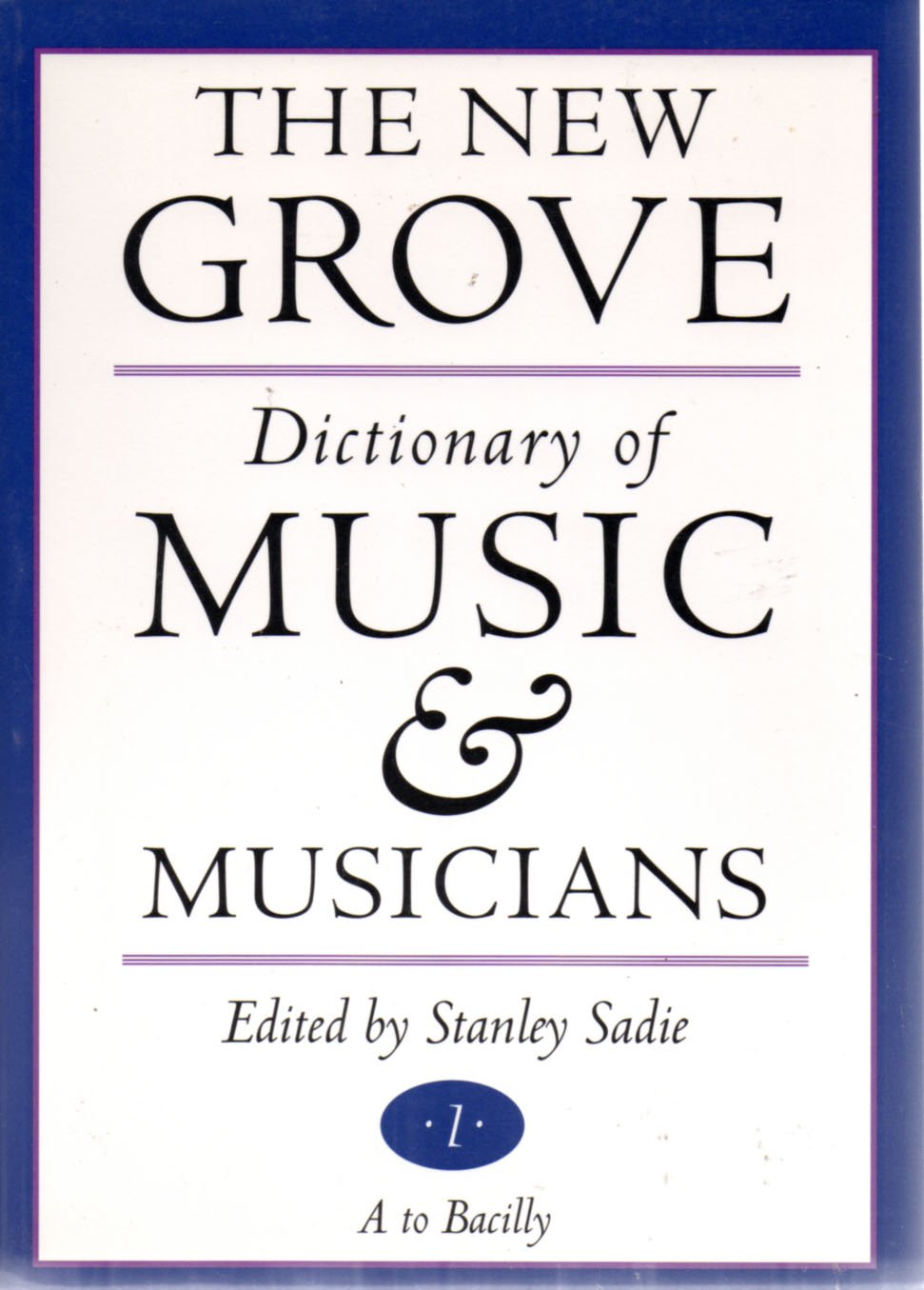 The New Grove Dictionary of Music and Musicians (20 Volume Set) book cover