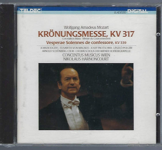 Mozart: Kronungsmesse/ Coronation Mass in C K 317, Vesperae solennes de confessore K 339 (Teldec) book cover
