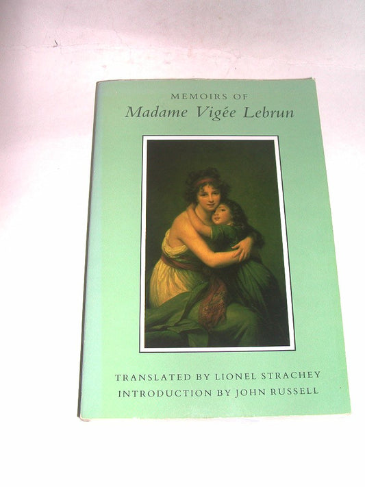 Memoirs of Madame Vigee Lebrun book cover