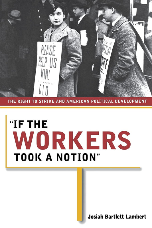 If the Workers Took a Notion: The Right to Strike and American Political Development book cover