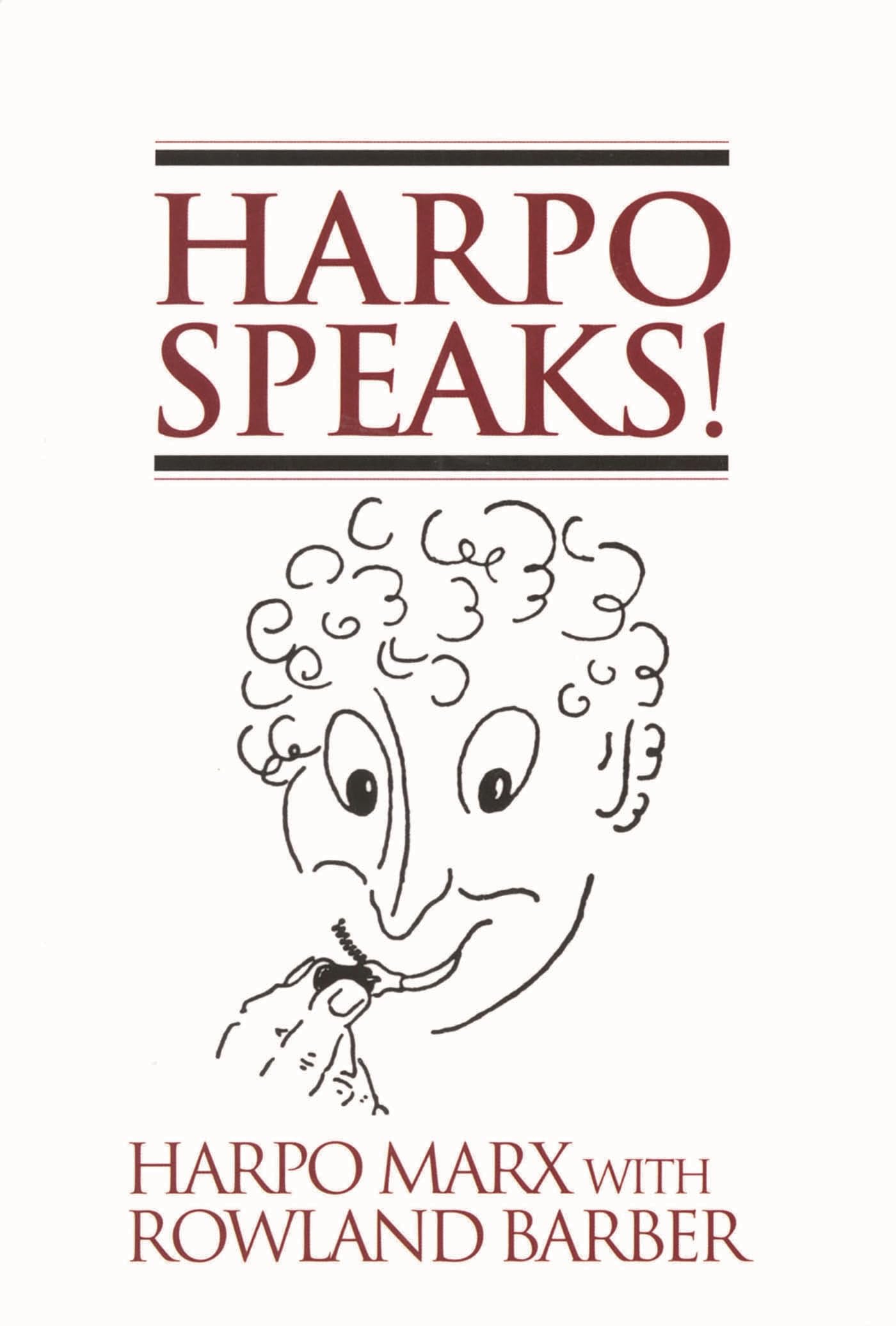 Harpo Speaks! book cover