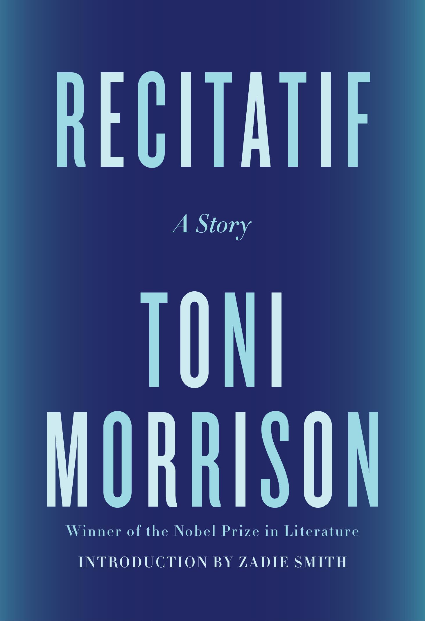 Recitatif: A Story book cover