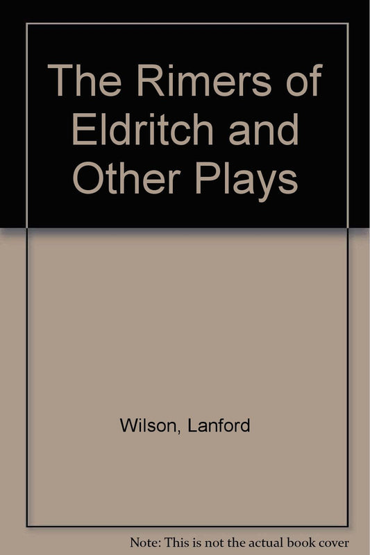 Rimers of Eldritch and Other Plays book cover