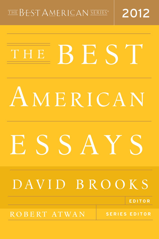 Best American Essays (2012) (2012) book cover