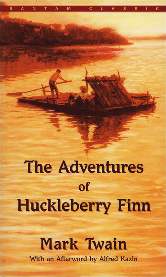 Adventures of Huckelberry Finn book cover