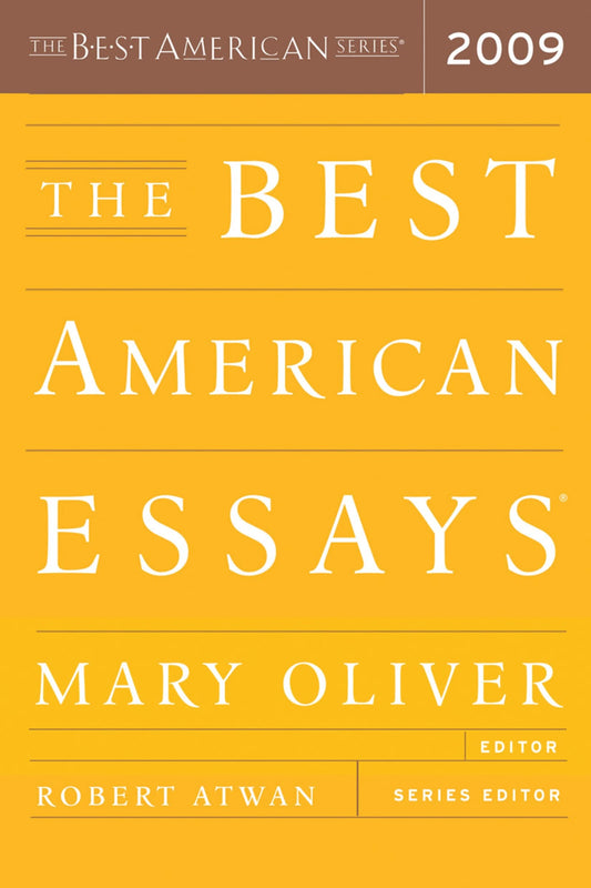 Best American Essays 2009 (2009) book cover