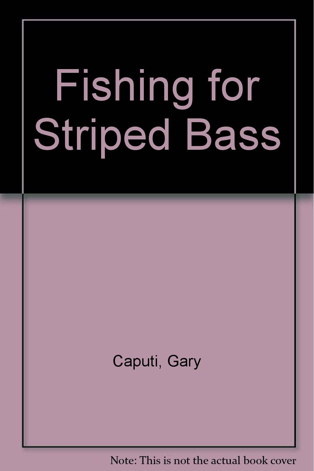 Fishing for Striped Bass book cover