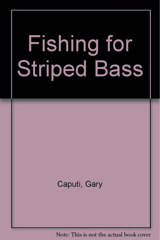 Fishing for Striped Bass book cover