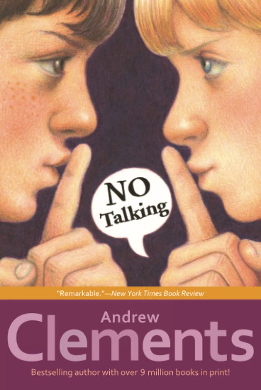No Talking (Reprint) book cover