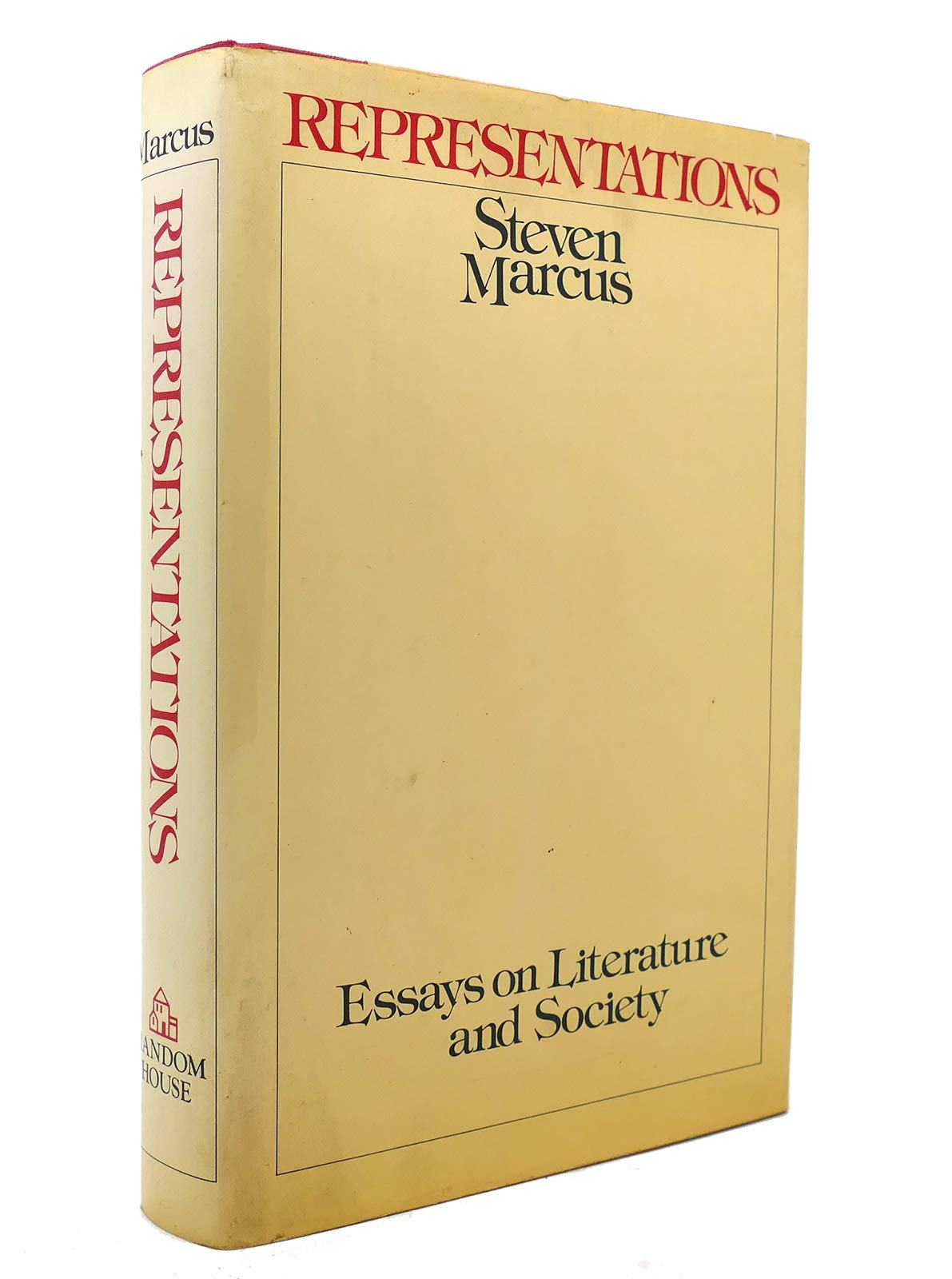 Representations: Essays on Literature and Society book cover