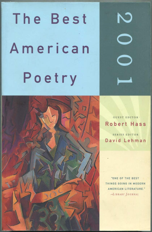 Best American Poetry 2001 (2001) book cover