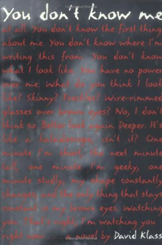 You Don't Know Me book cover