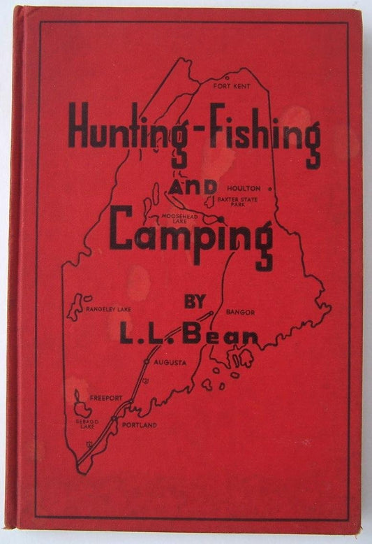 Hunting, fishing and camping book cover