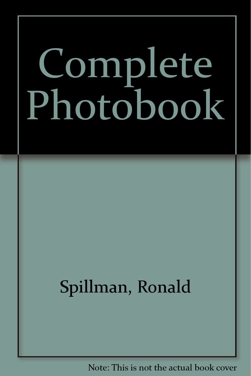 The Complete Photobook book cover