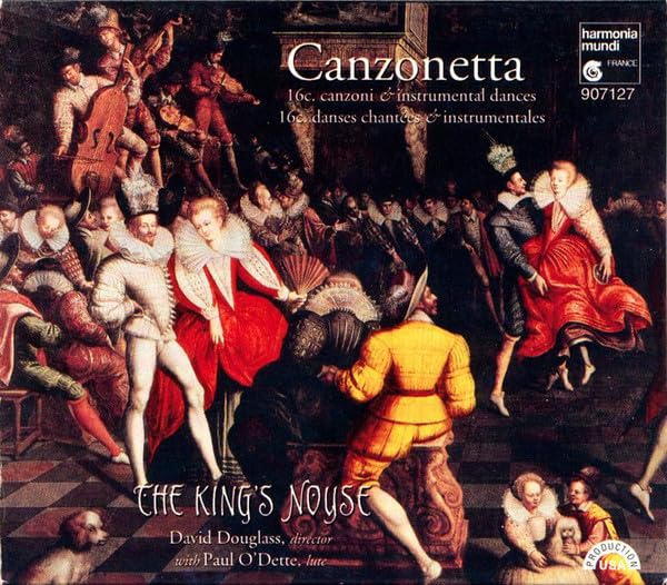 Canzonetta: 16th Century Canzoni & Instrumental Dances book cover