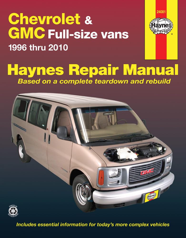 Chevrolet & GMC Full Size Vans 1996-2010 book cover