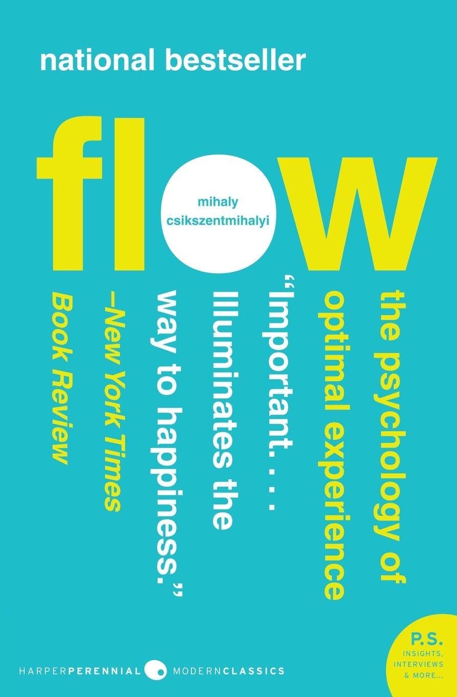 Flow: The Psychology of Optimal Experience book cover
