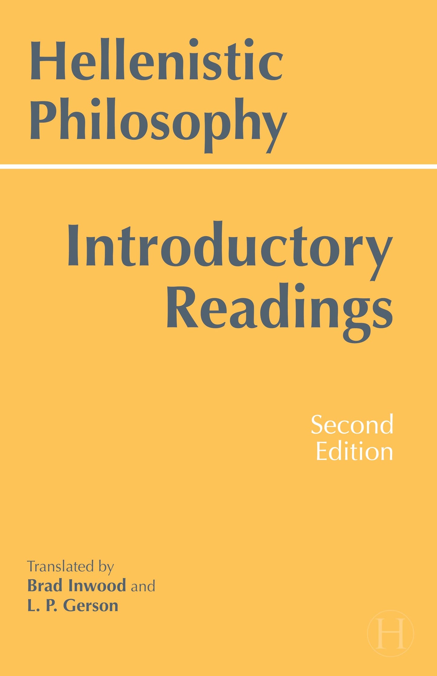 Hellenistic Philosophy (Second Edition,2)