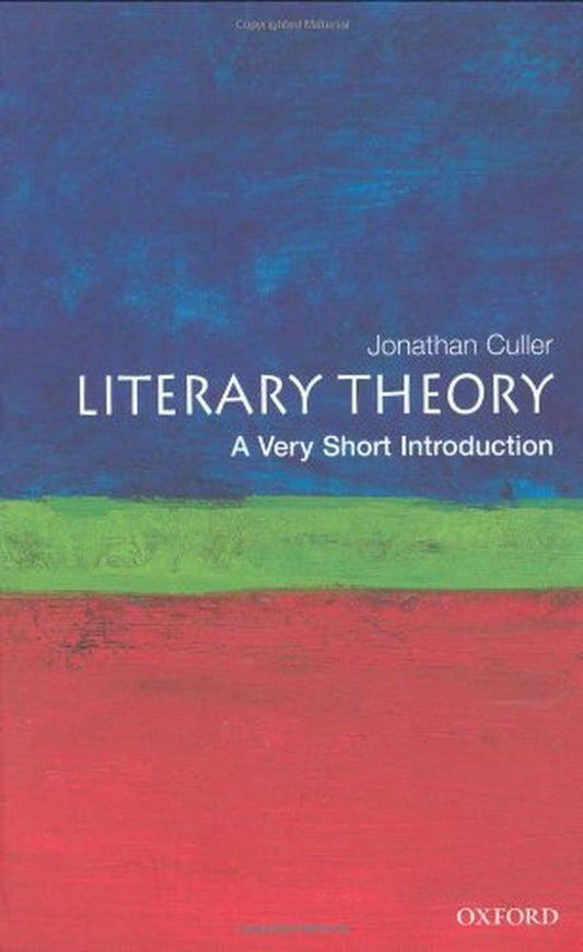 Literary Theory: A Very Short Introduction book cover