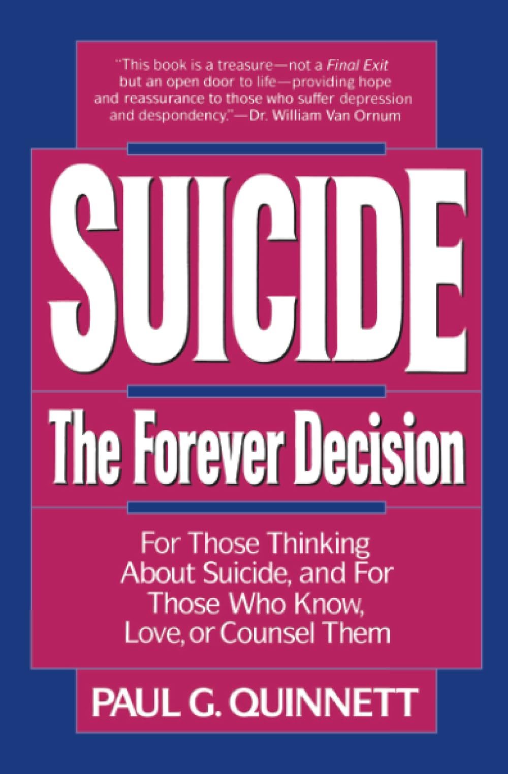 Suicide: The Forever Decision book cover