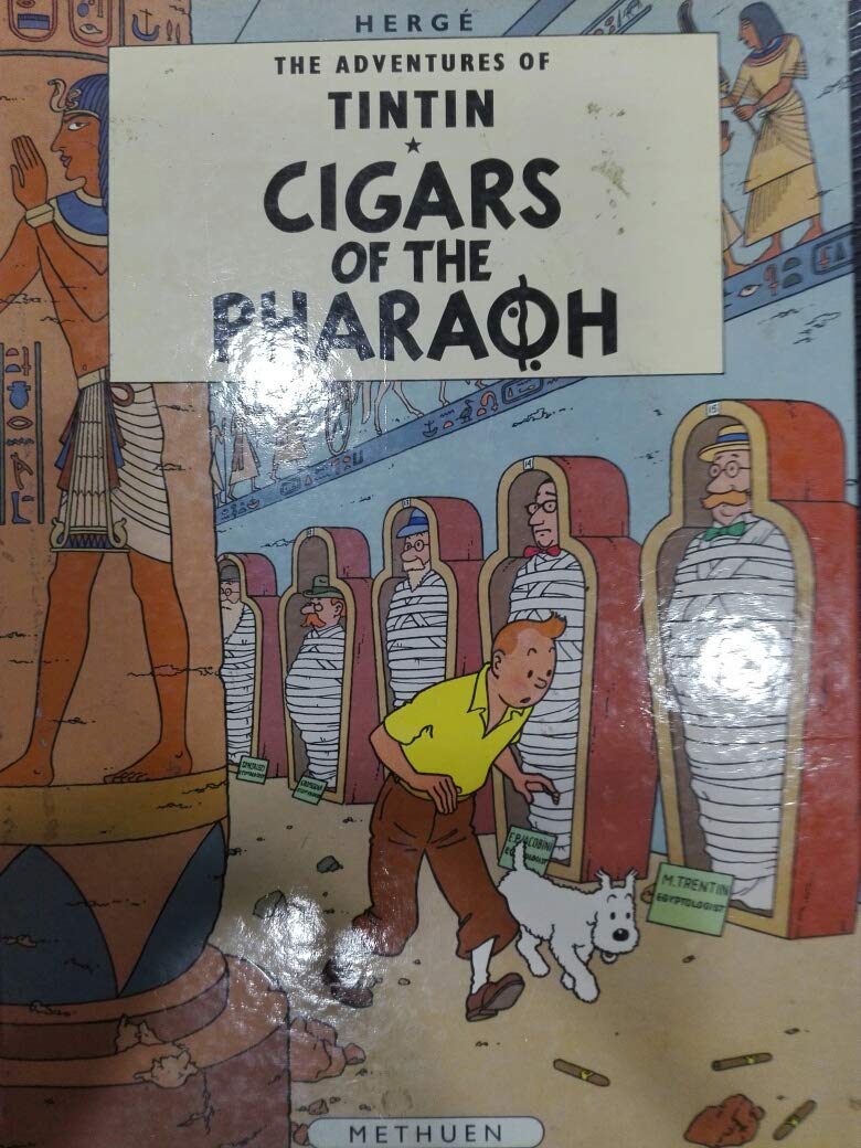 The Adventures of Tintin: Cigars of the Pharaoh book cover