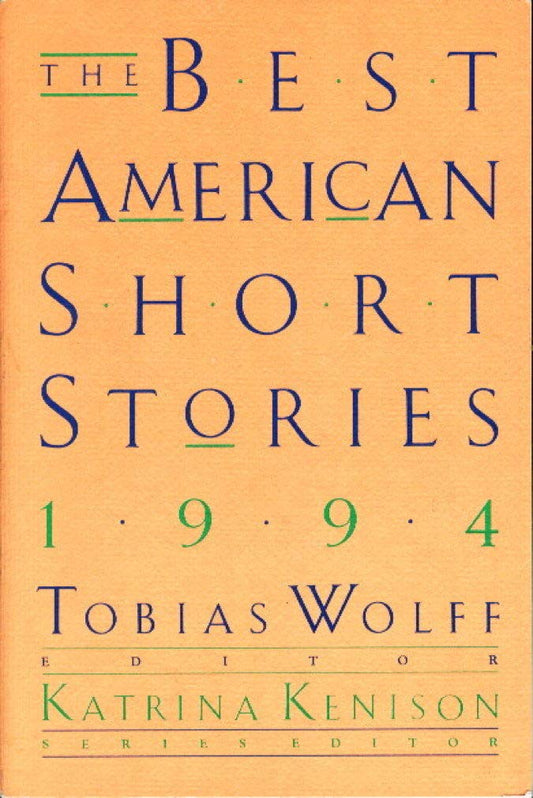 Best American Short Stories 1994 book cover