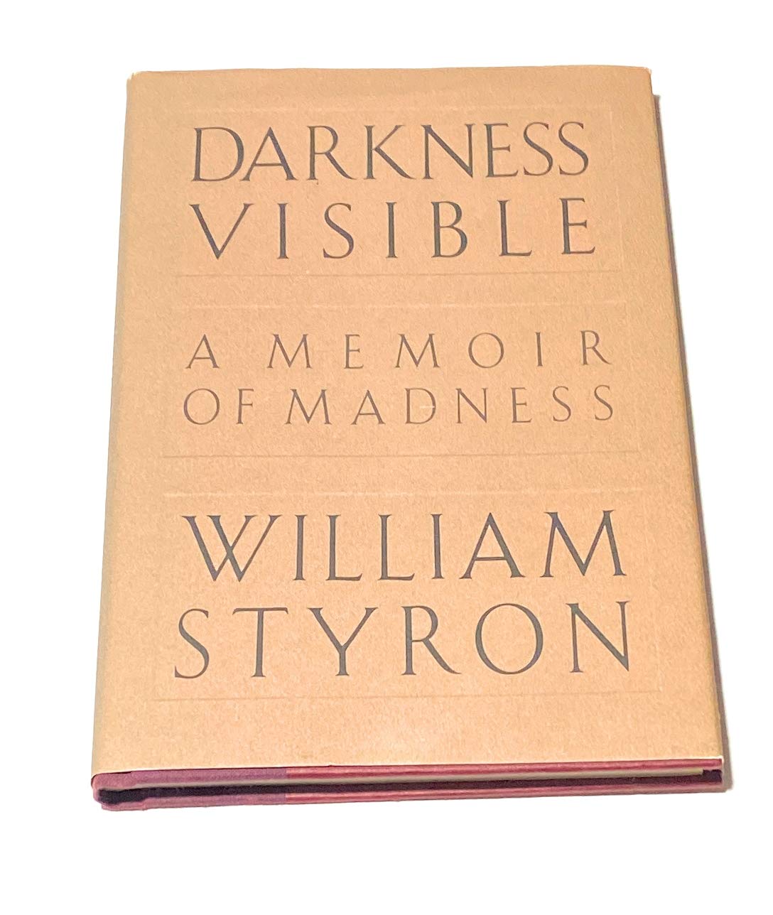 Darkness Visible: A Memoir of Madness book cover