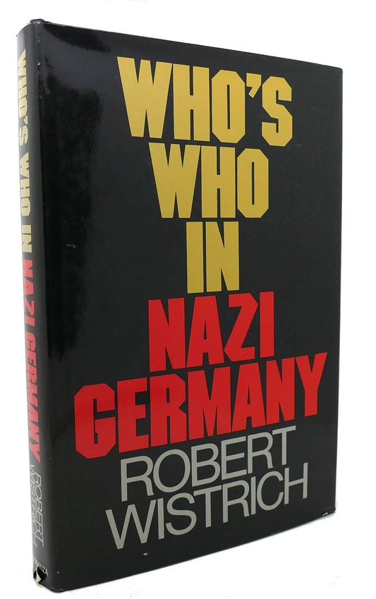 Whos Who in Nazi Germany book cover