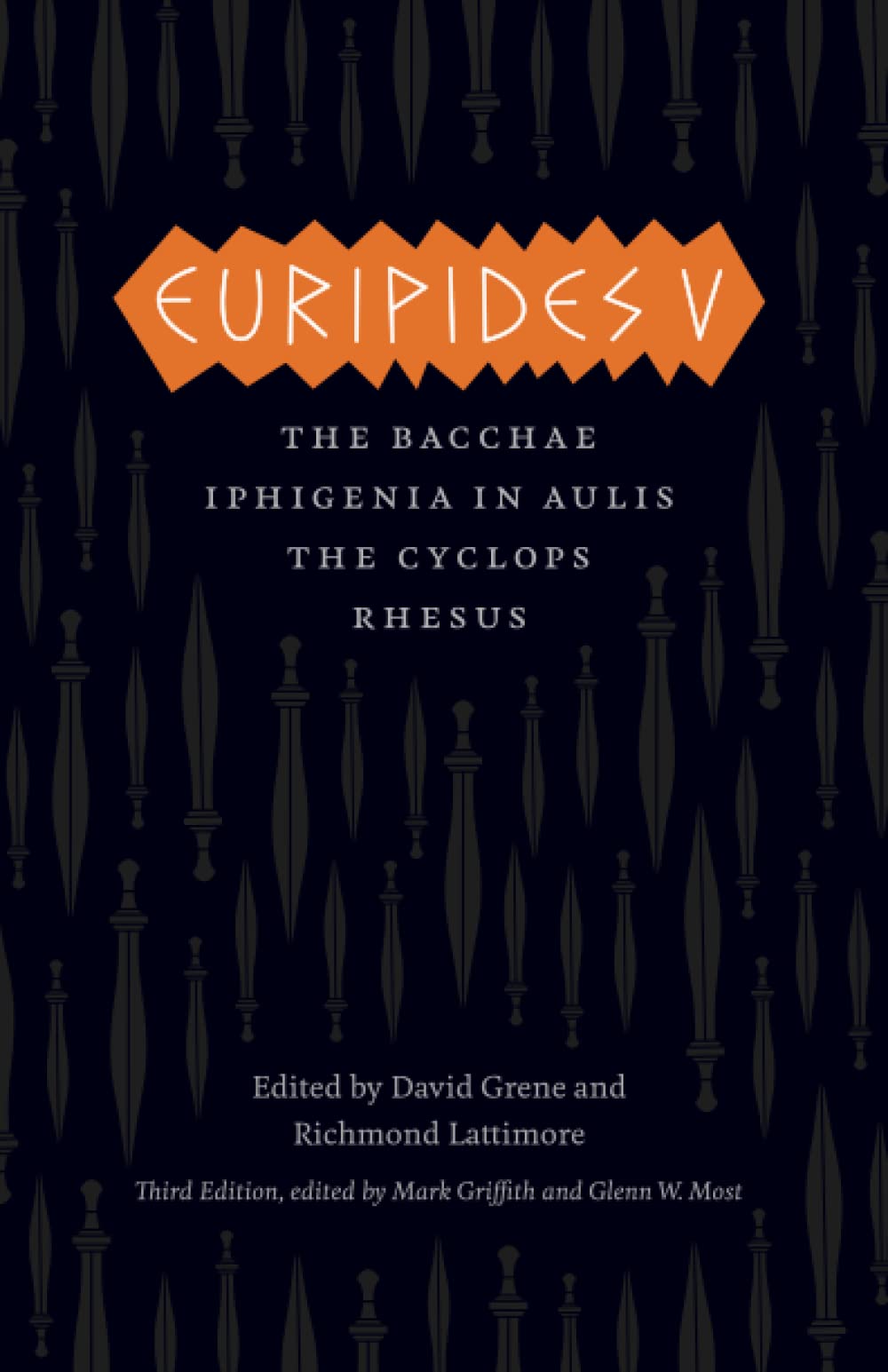 Euripides V: Bacchae/Iphigenia in Aulis/The Cyclops/Rhesus