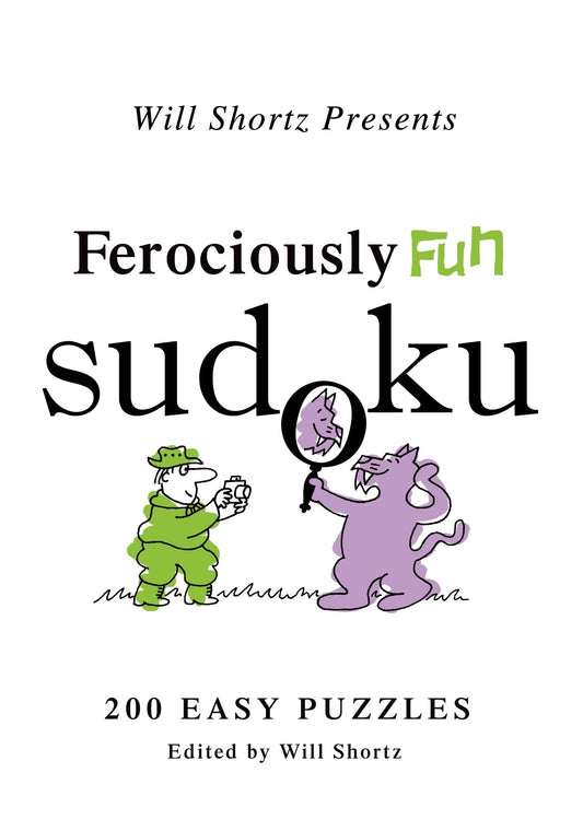 Will Shortz Presents Ferociously Fun Sudoku book cover