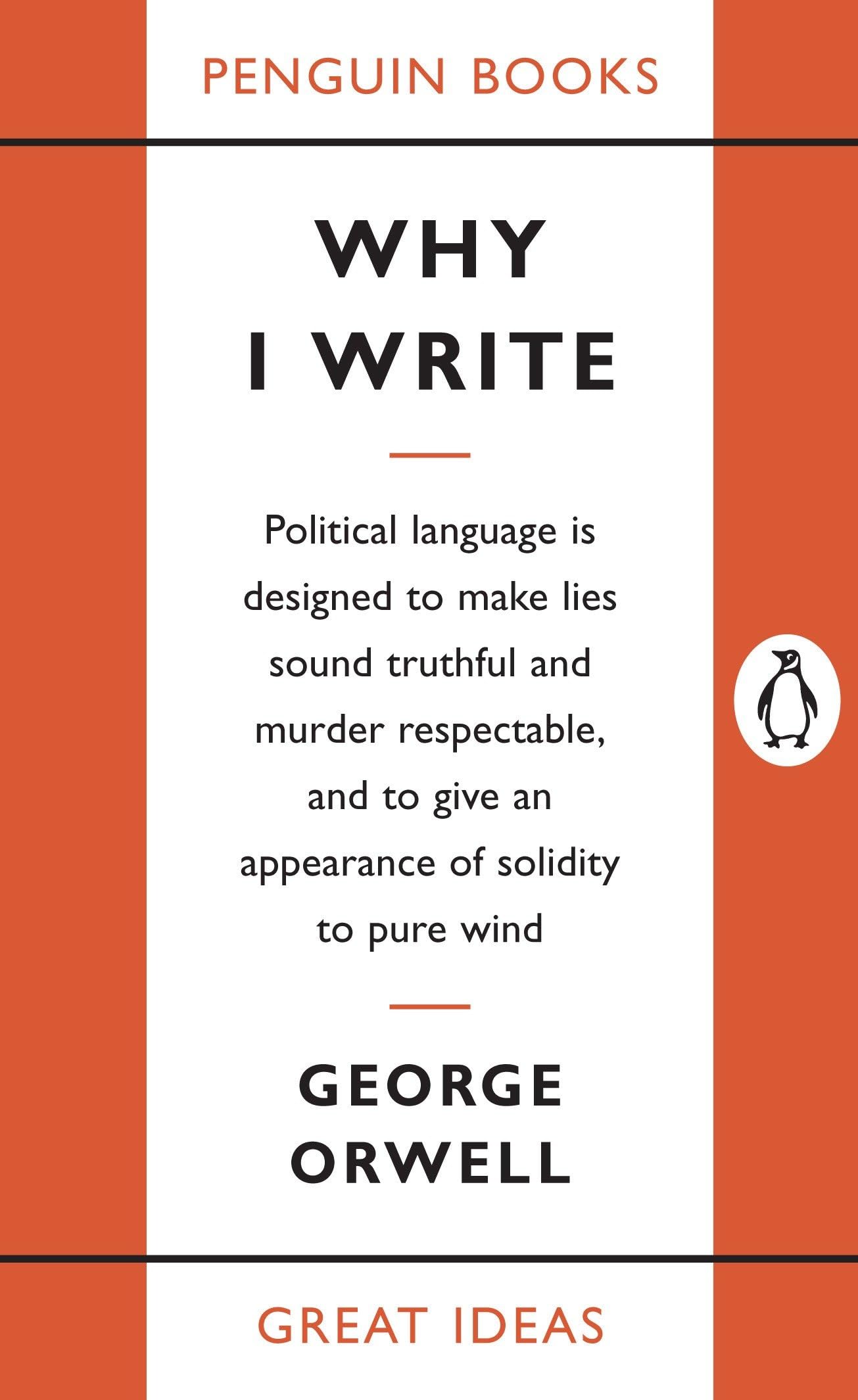 Why I Write book cover