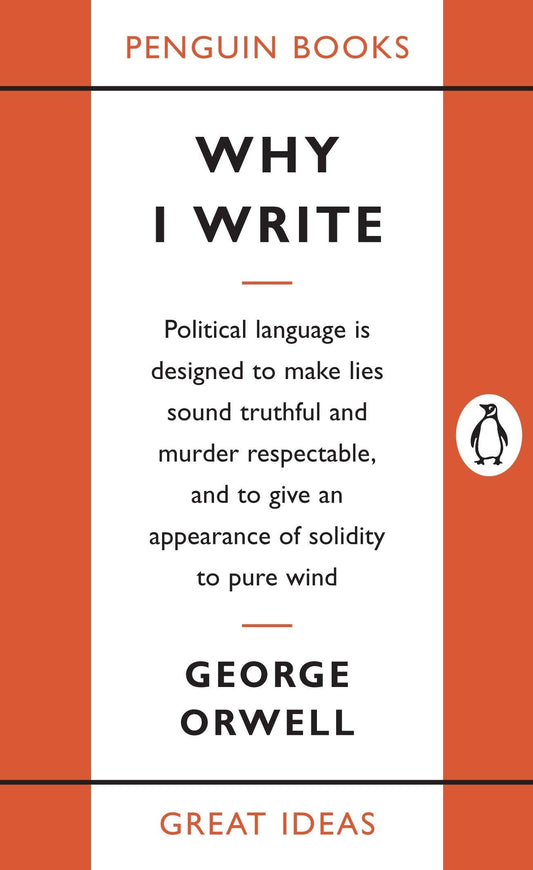 Why I Write book cover