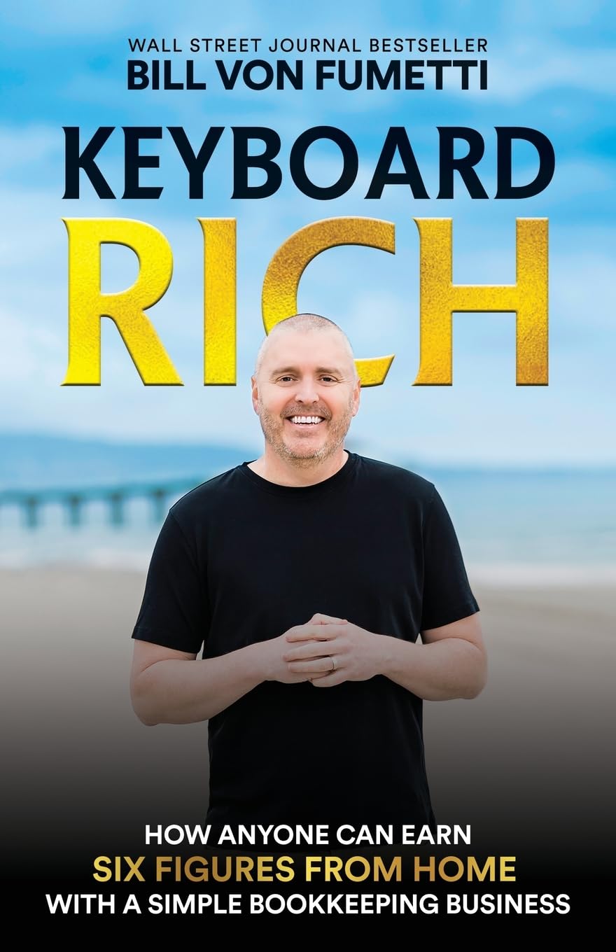 Keyboard Rich: How Anyone Can Earn Six Figures from Home with a Simple Bookkeeping Business book cover