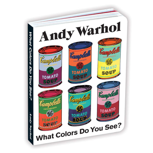 Andy Warhol What Colors Do You See? Board Book book cover