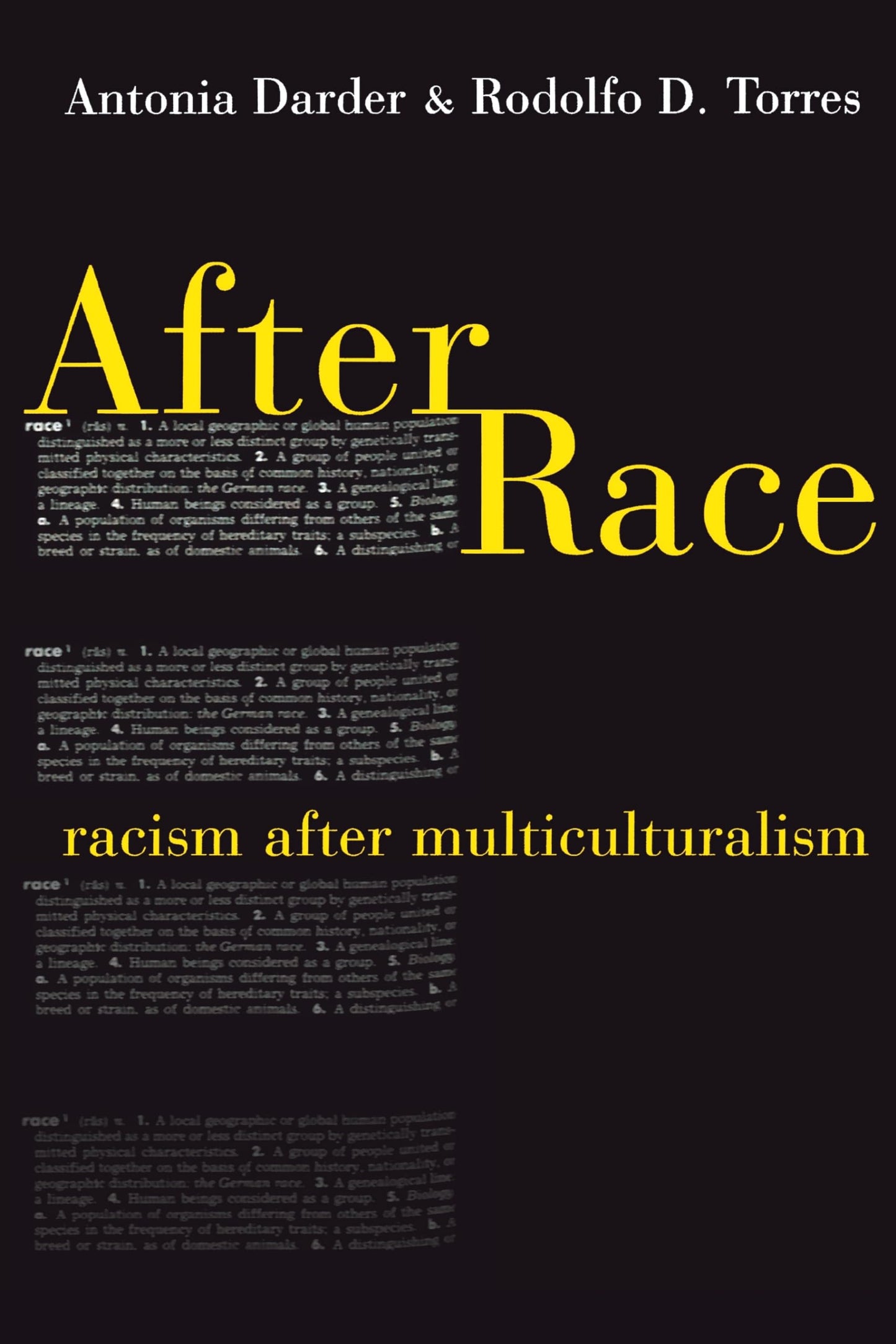 After Race: Racism After Multiculturalism book cover