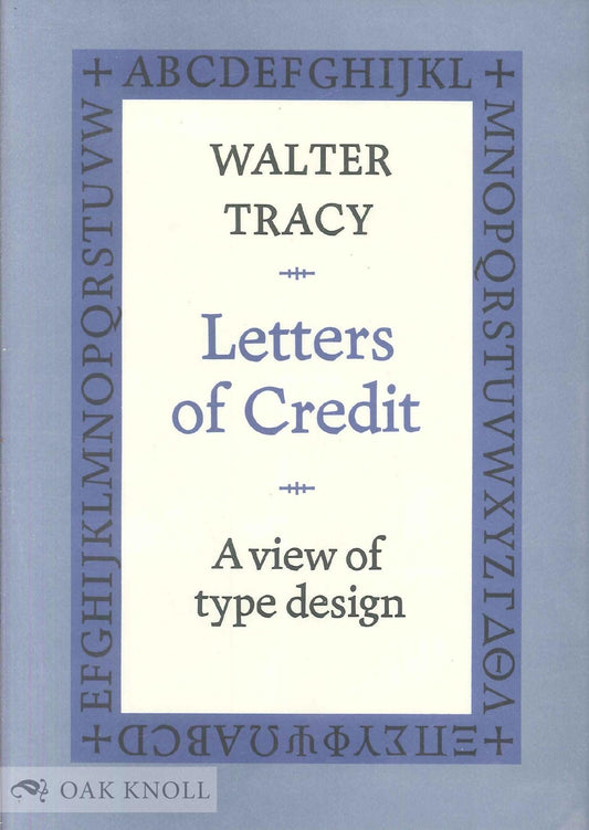 Letters of Credit: A View of Type Design (Us) book cover