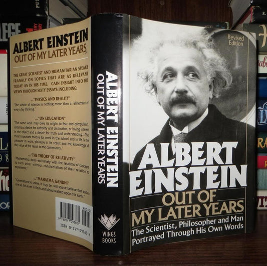 Albert Einstein: Out of My Later Years book cover