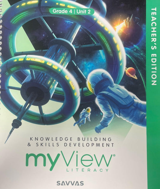 myView Literacy Grade 4 Unit 4 Teacher's Edition, c. 2023, 9781428552388, 1428552383