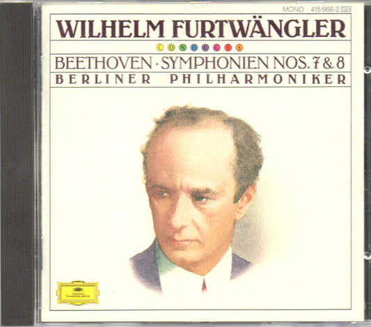 Beethoven: Symphonies 7 & 8 (BPO - Furtwangler 1953) book cover