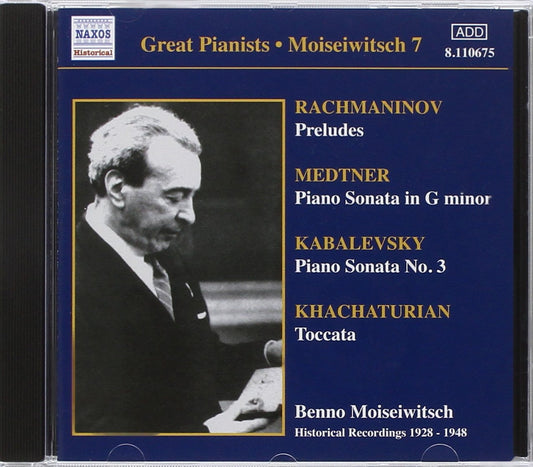 Great Pianists: Benno Moiseiwitsch Compl Recordg 7 book cover