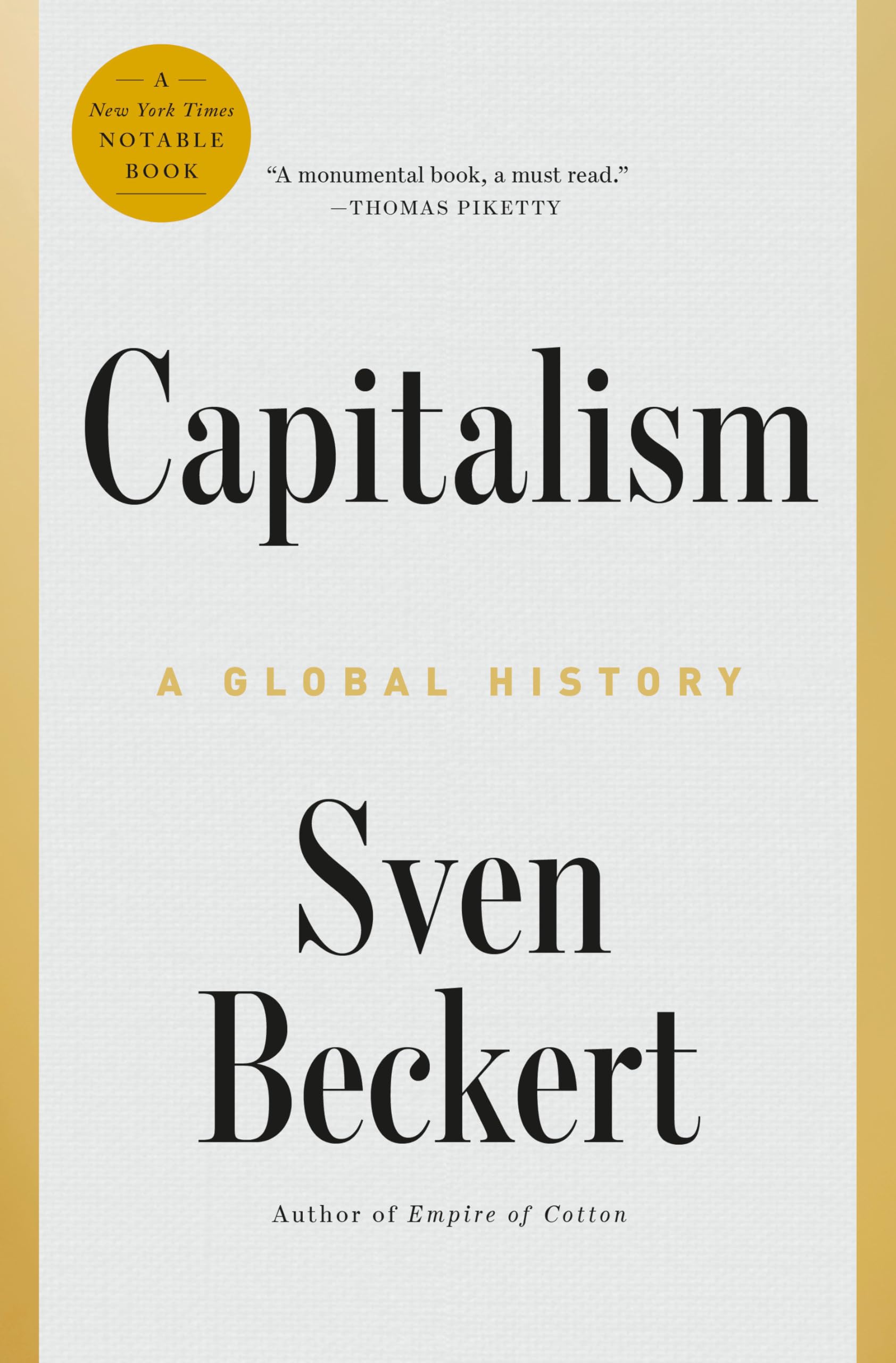 Capitalism: A Global History book cover
