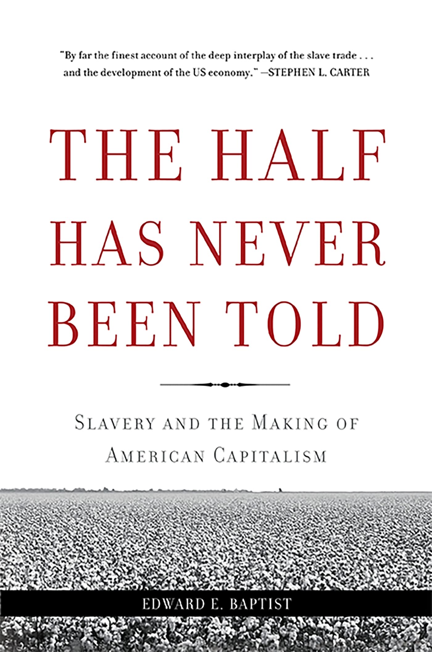 Half Has Never Been Told: Slavery and the Making of American Capitalism book cover