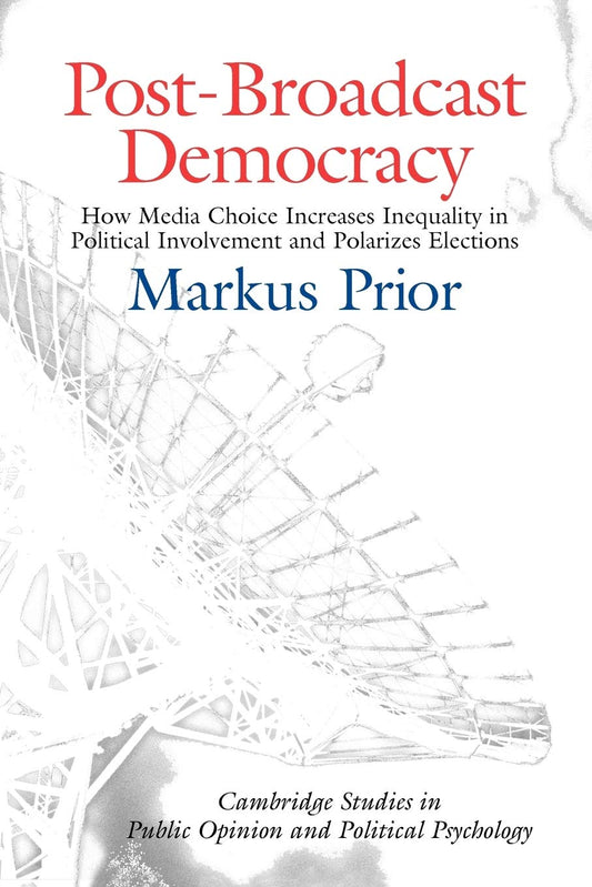 Post-Broadcast Democracy: How Media Choice Increases Inequality in Political Involvement and Polarizes Elections