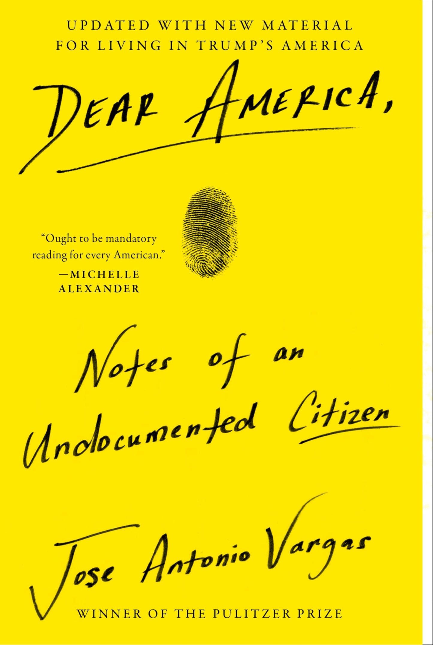 Dear America: Notes of an Undocumented Citizen book cover