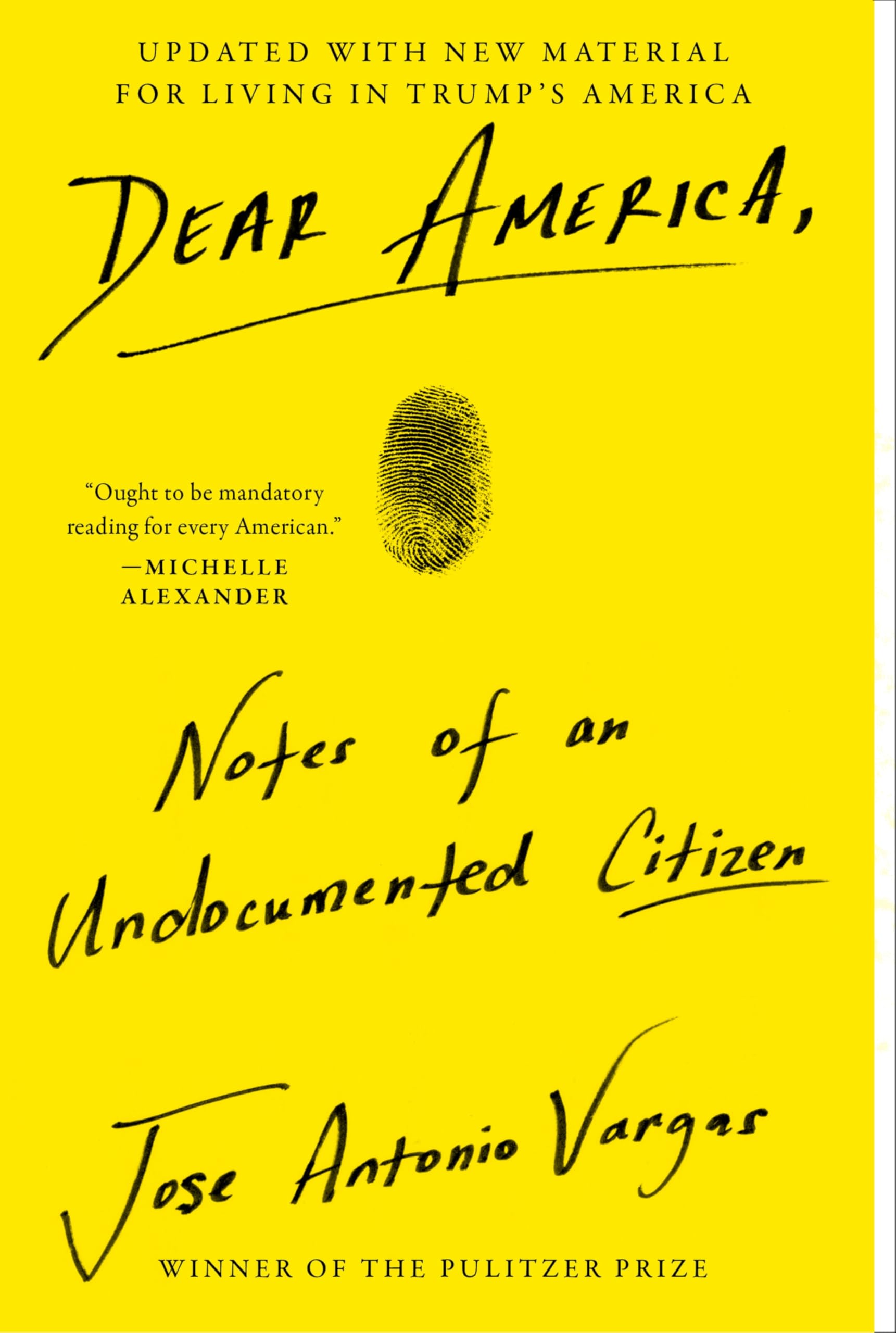 Dear America: Notes of an Undocumented Citizen book cover