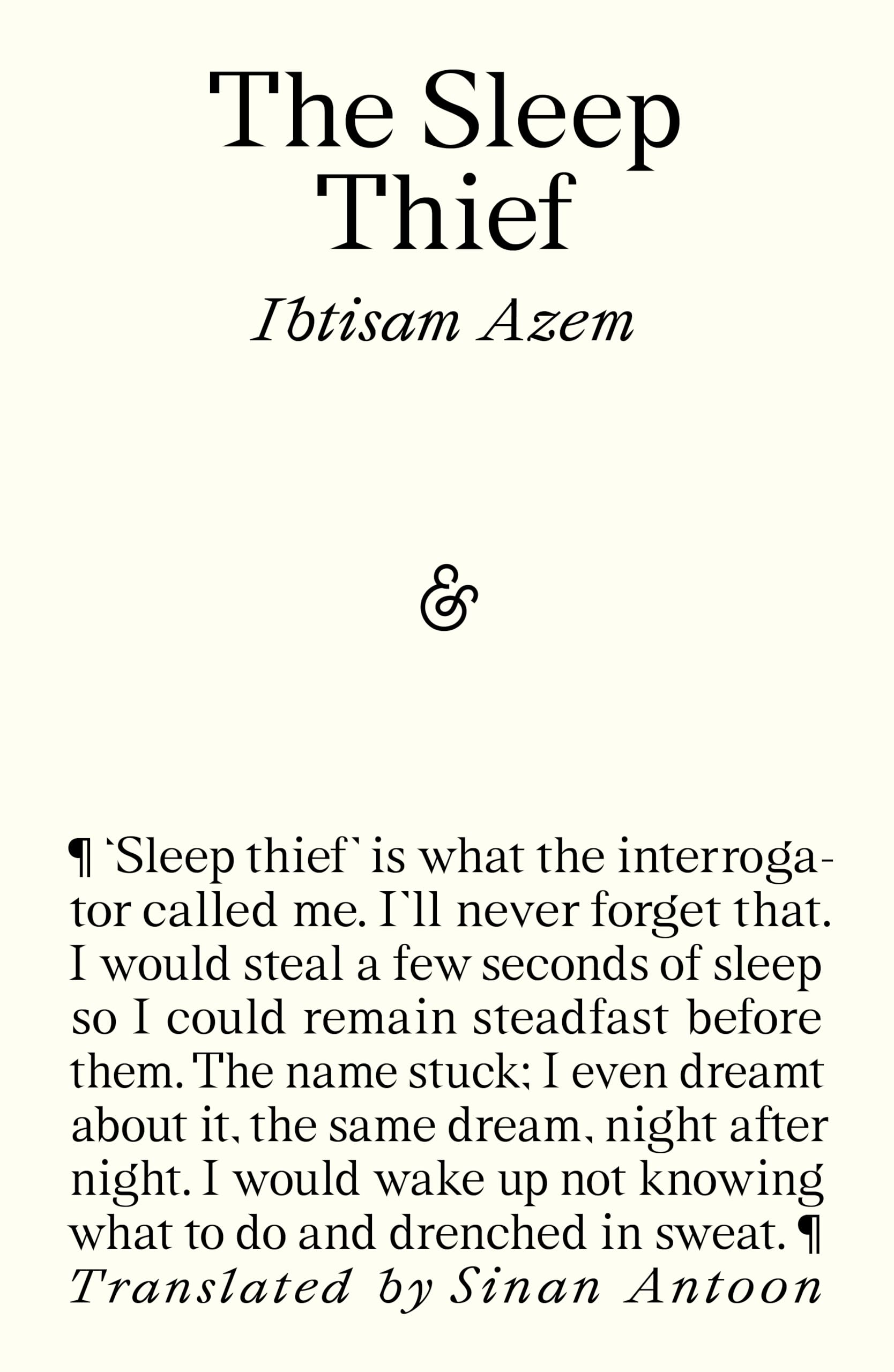 The Sleep Thief book cover