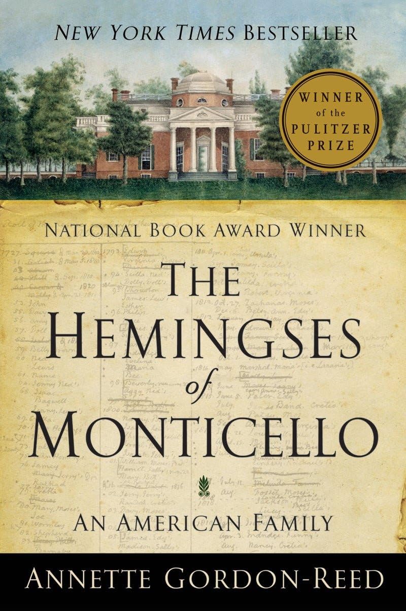 Hemingses of Monticello: An American Family book cover