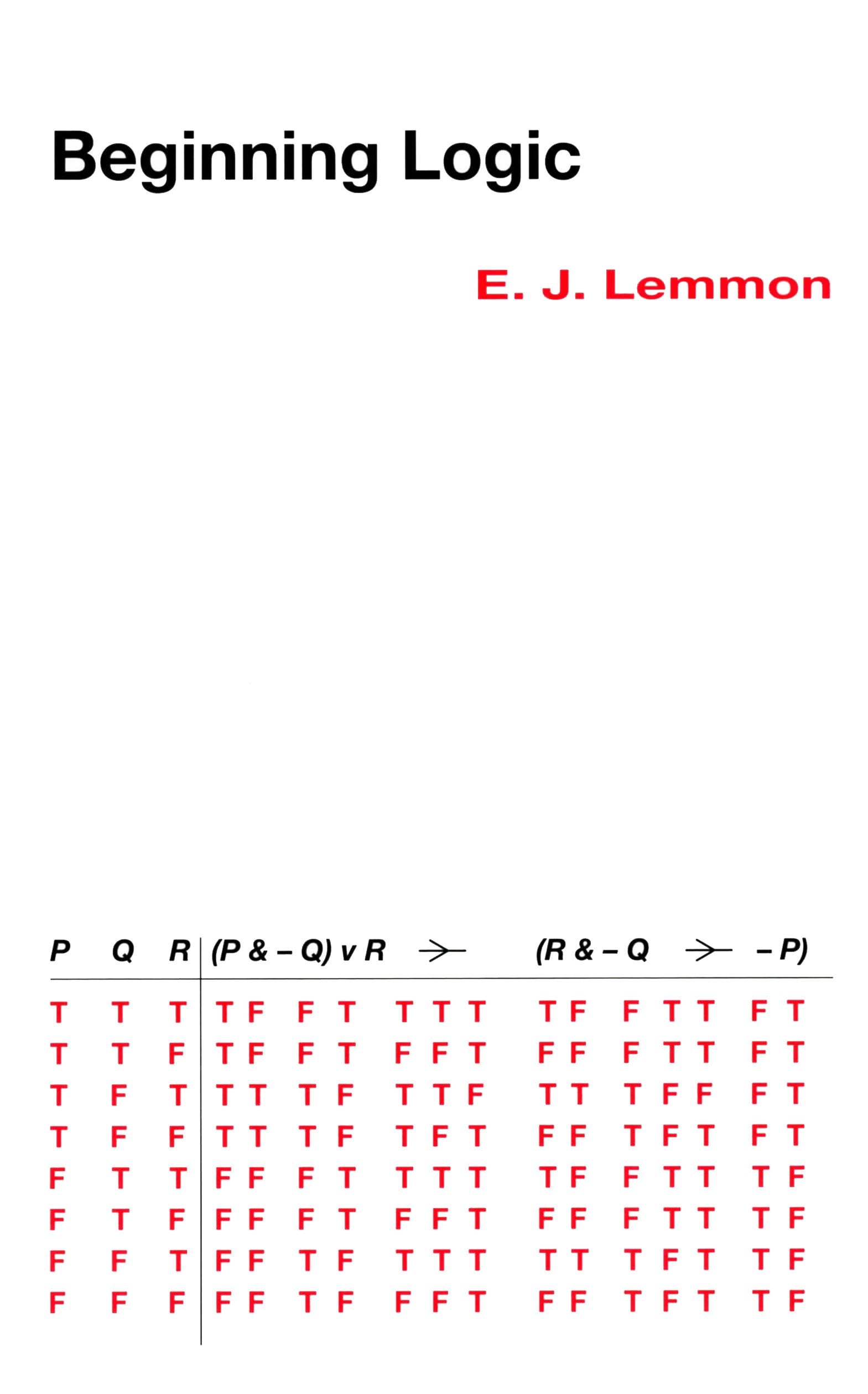 Beginning Logic book cover