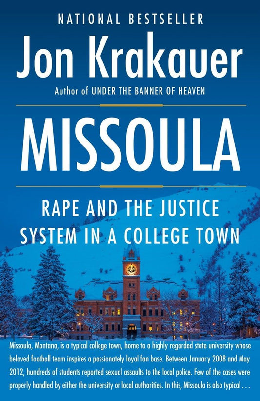 Missoula: Rape and the Justice System in a College Town book cover