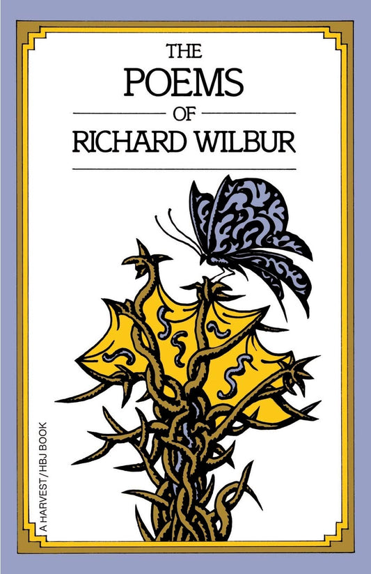 Poems of Richard Wilbur book cover